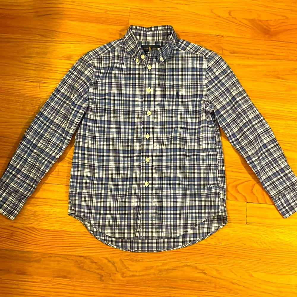 Ralph Lauren size 8 boys button down shirt